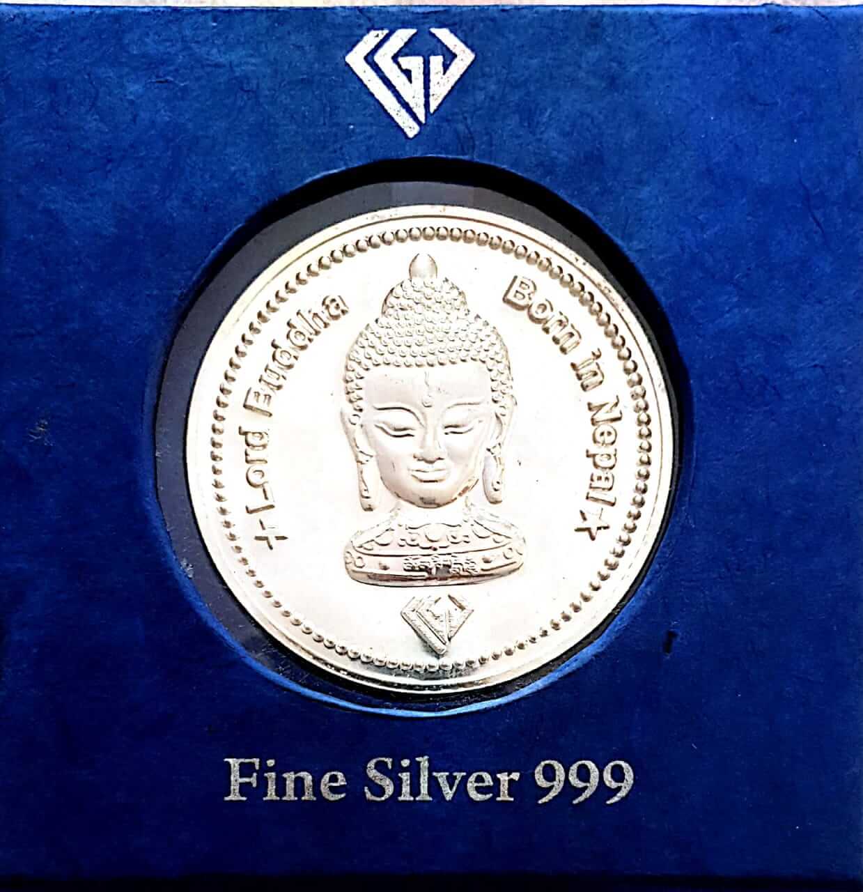 Kuber Gems Diamonds kgd Coins Lord Buddha KB-CN-LB-001-A