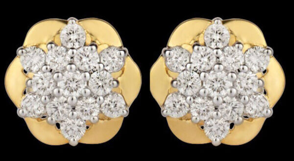 Kuber Gems Diamonds kgd ERRINGS KB-AR-E-005